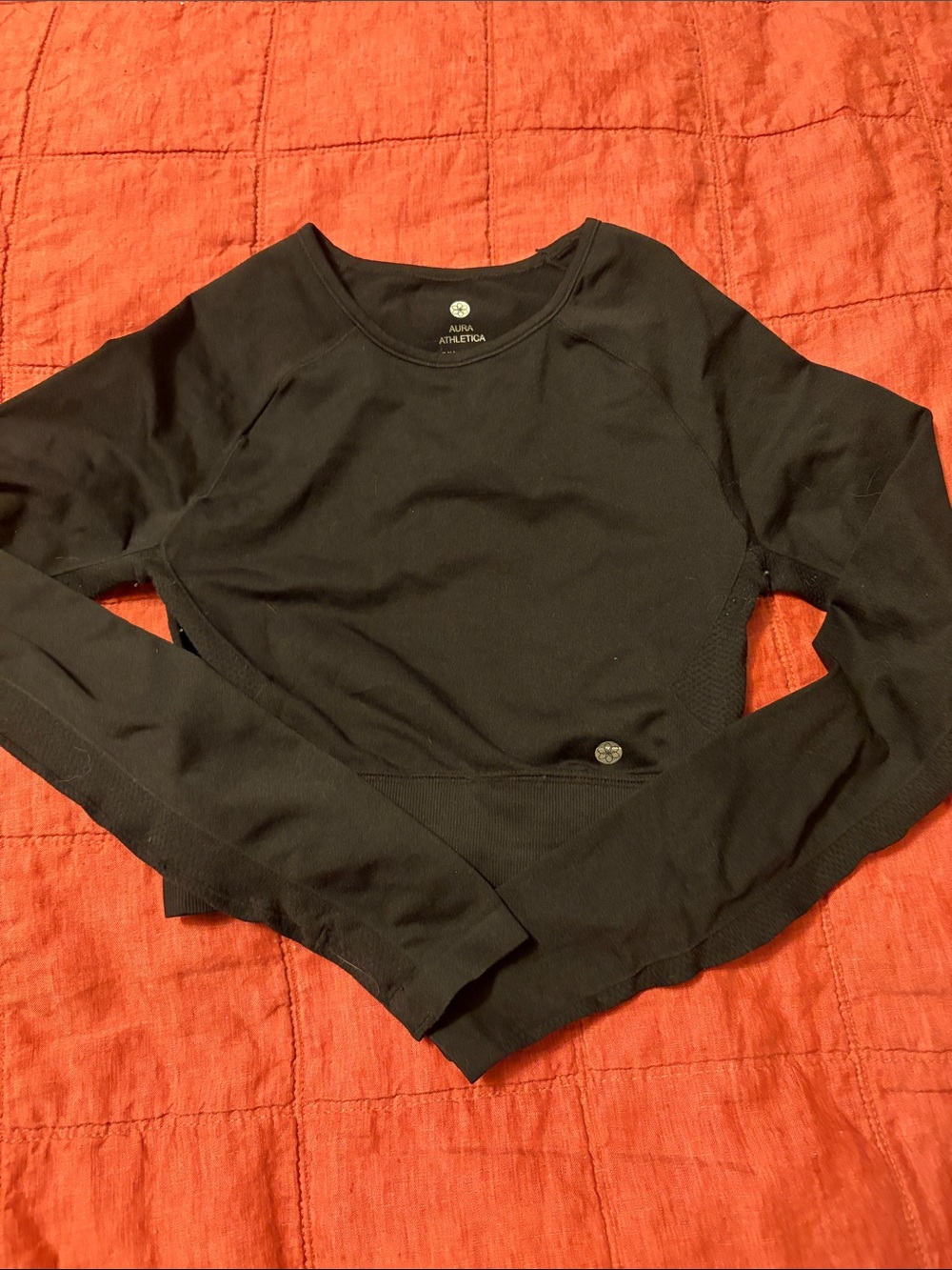 Aura Athletica WMNS S/M Black Keyhole Cut Out Athletic Stretc